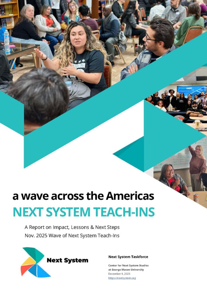 Cover image of report on Next System Teach-Ins